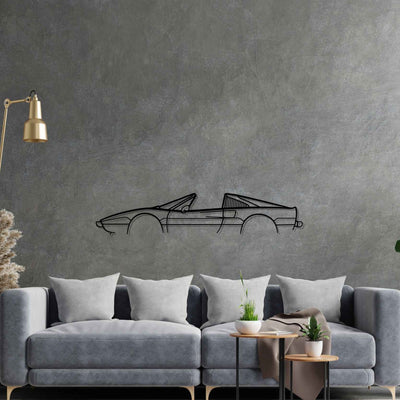 308 GTS 1978 Classic Silhouette Metal Wall Art