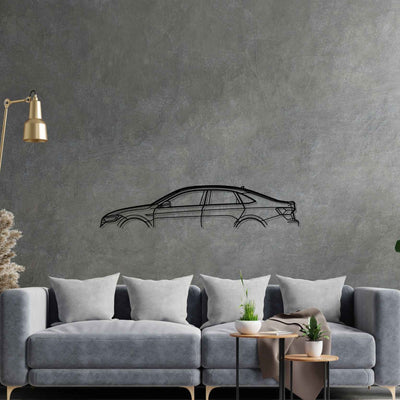 Jetta 2020 Classic Silhouette Metal Wall Art