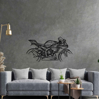 YZF R1 2018 Silhouette Metal Wall Art