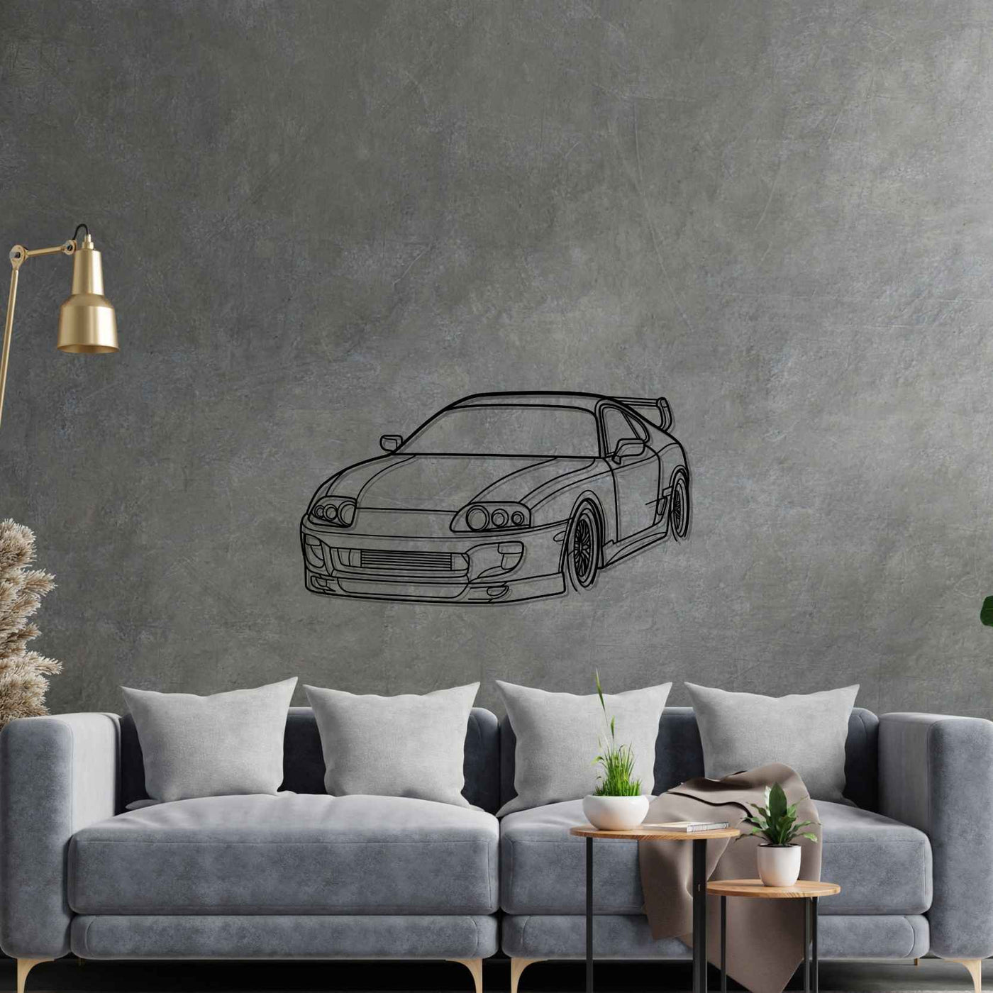 Supra 1994 Angle Silhouette Metal Wall Art