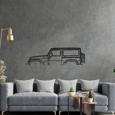 Wrangler 2013 Classic Silhouette Metal Wall Art