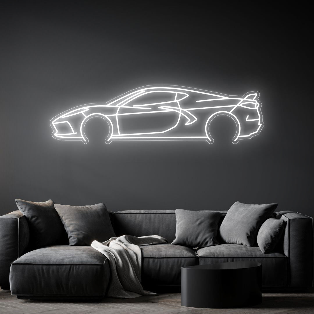 C8 Neon Silhouette