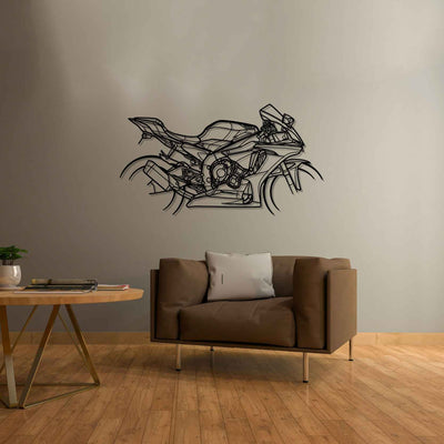 YZF R1 2018 Silhouette Metal Wall Art