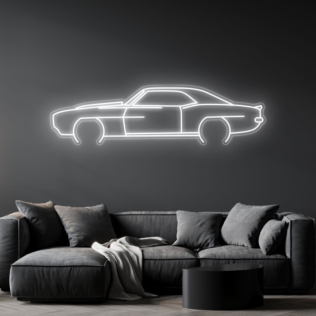 Maro 1969 Neon Silhouette