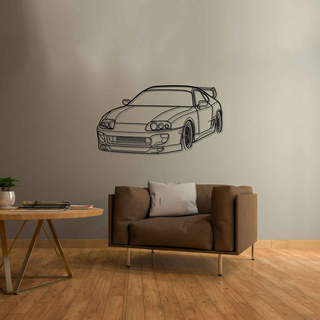 Supra 1994 Angle Silhouette Metal Wall Art – PetrolVibes