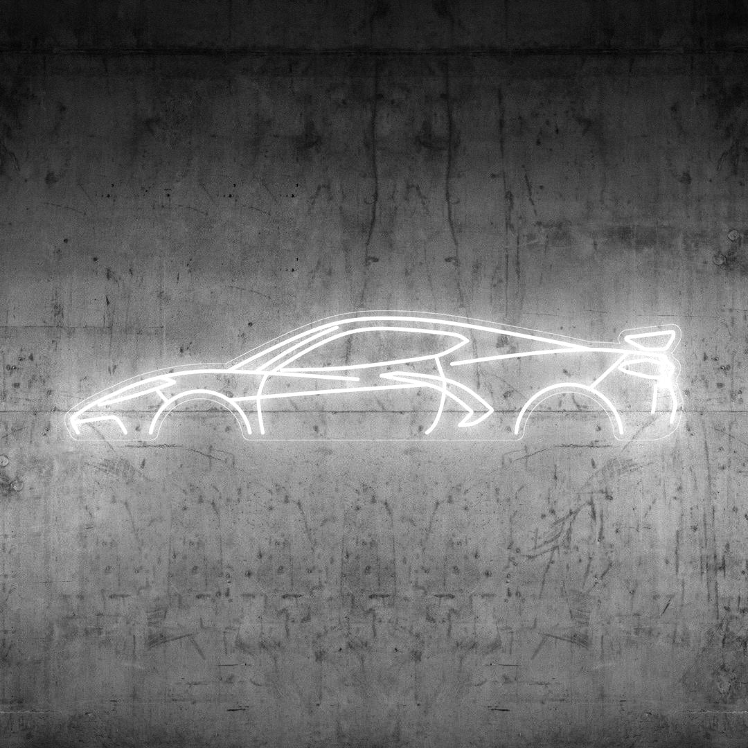 C8 Neon Silhouette