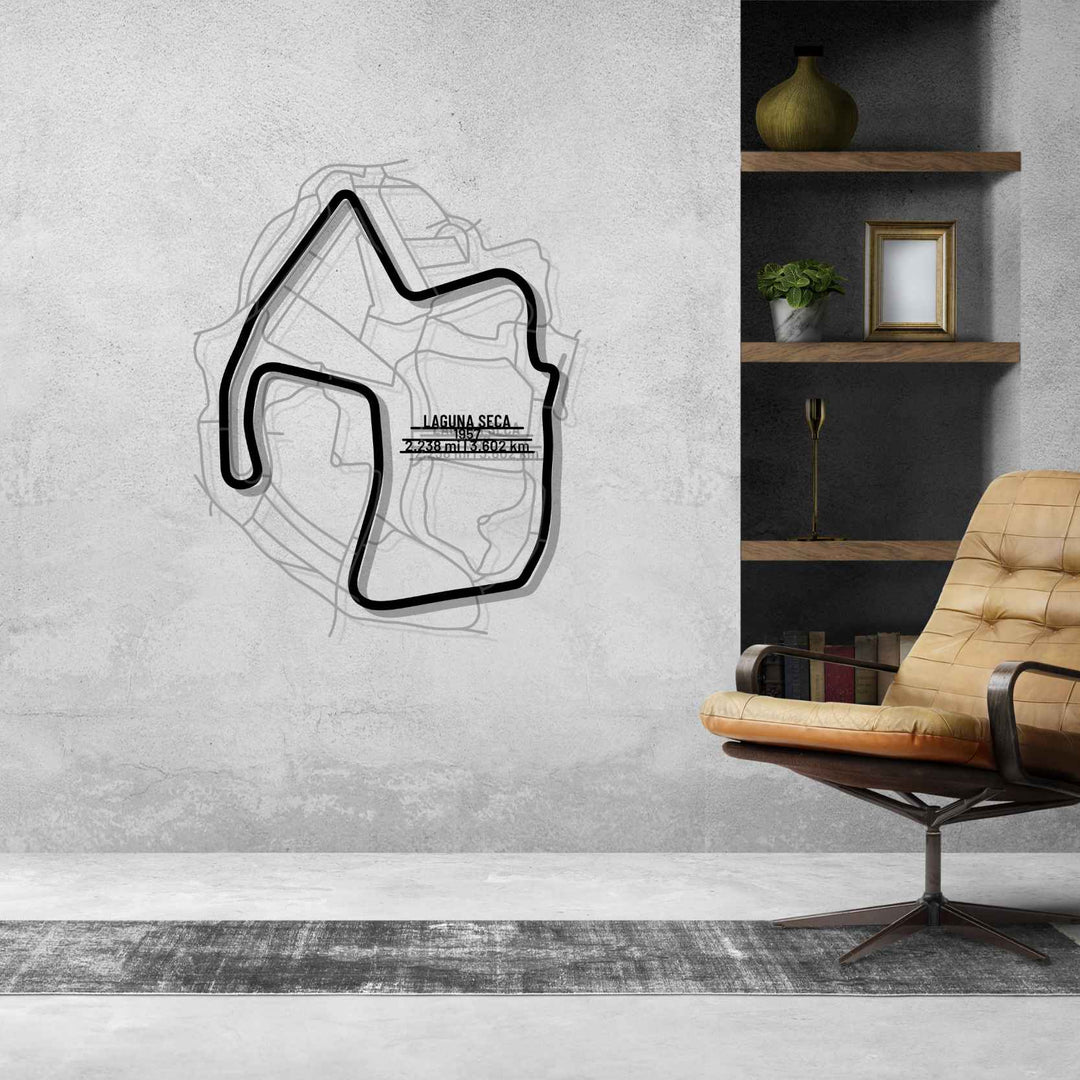 Laguna Seca Metal Wall Art – PetrolVibes