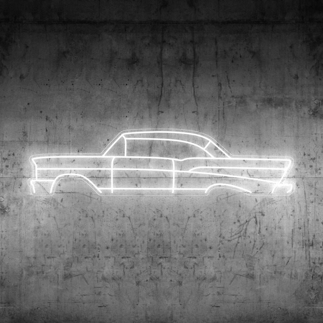 Bel Air 1957 Neon Silhouette