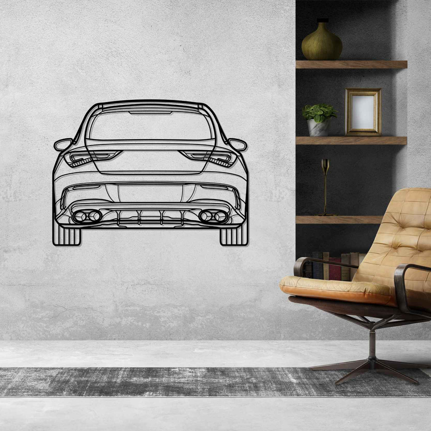 CLA 2023 Back Silhouette Metal Wall Art