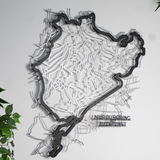 Nürburgring Nordschleife Metal Wall Art – PetrolVibes