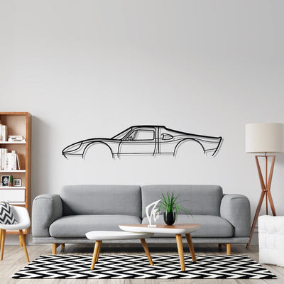 904 GTS Classic Silhouette Metal Wall Art