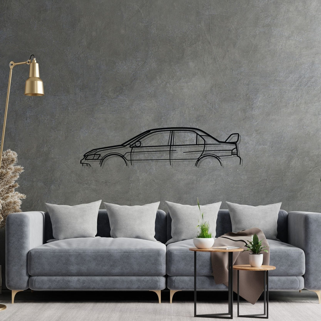EVO IX Classic Silhouette Metal Wall Art – PetrolVibes