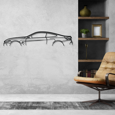 8 Series Coupe G15 Classic Metal Silhouette Wall Art