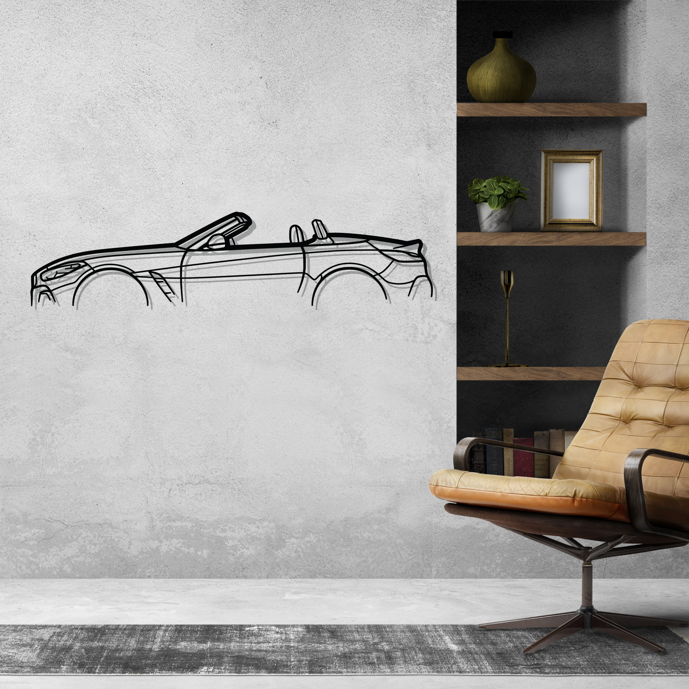 Z4 Roadster G29 Classic Metal Silhouette Wall Art