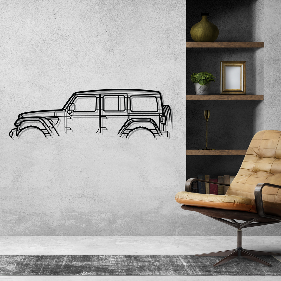 Wrangler Classic Silhouette Metal Wall Art – PetrolVibes