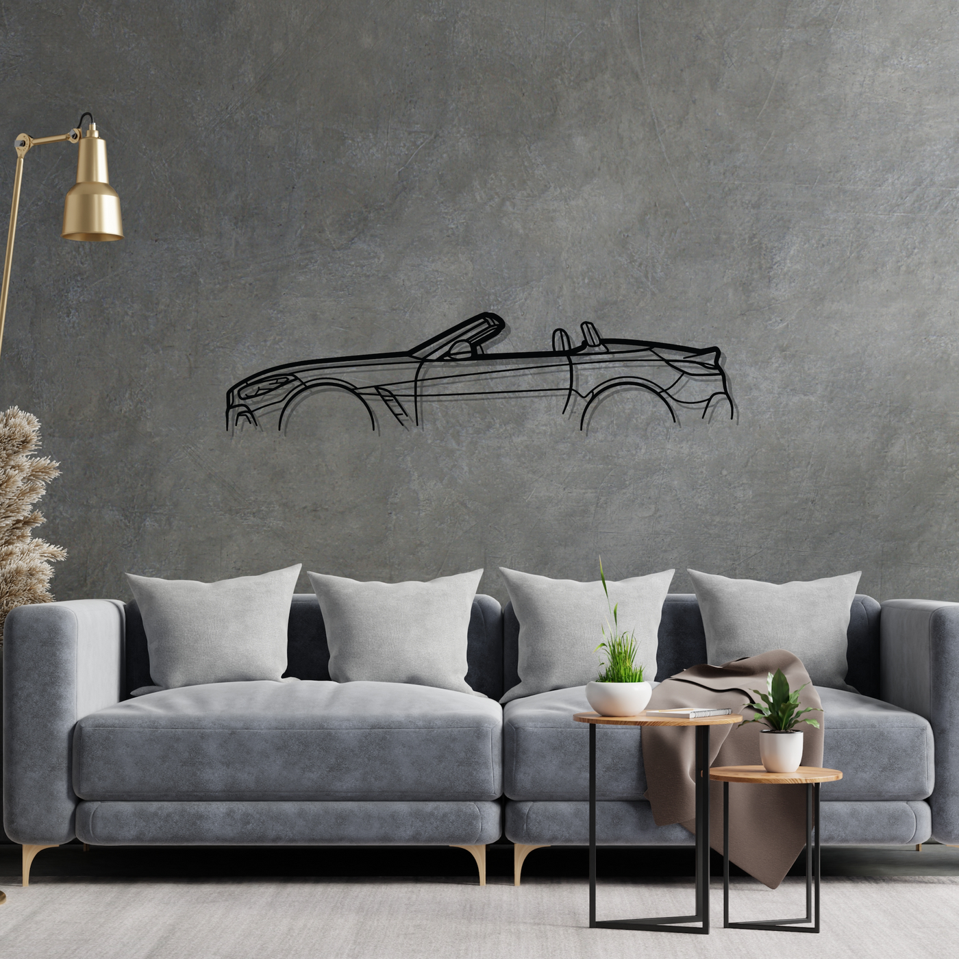 Z4 Roadster G29 Classic Metal Silhouette Wall Art