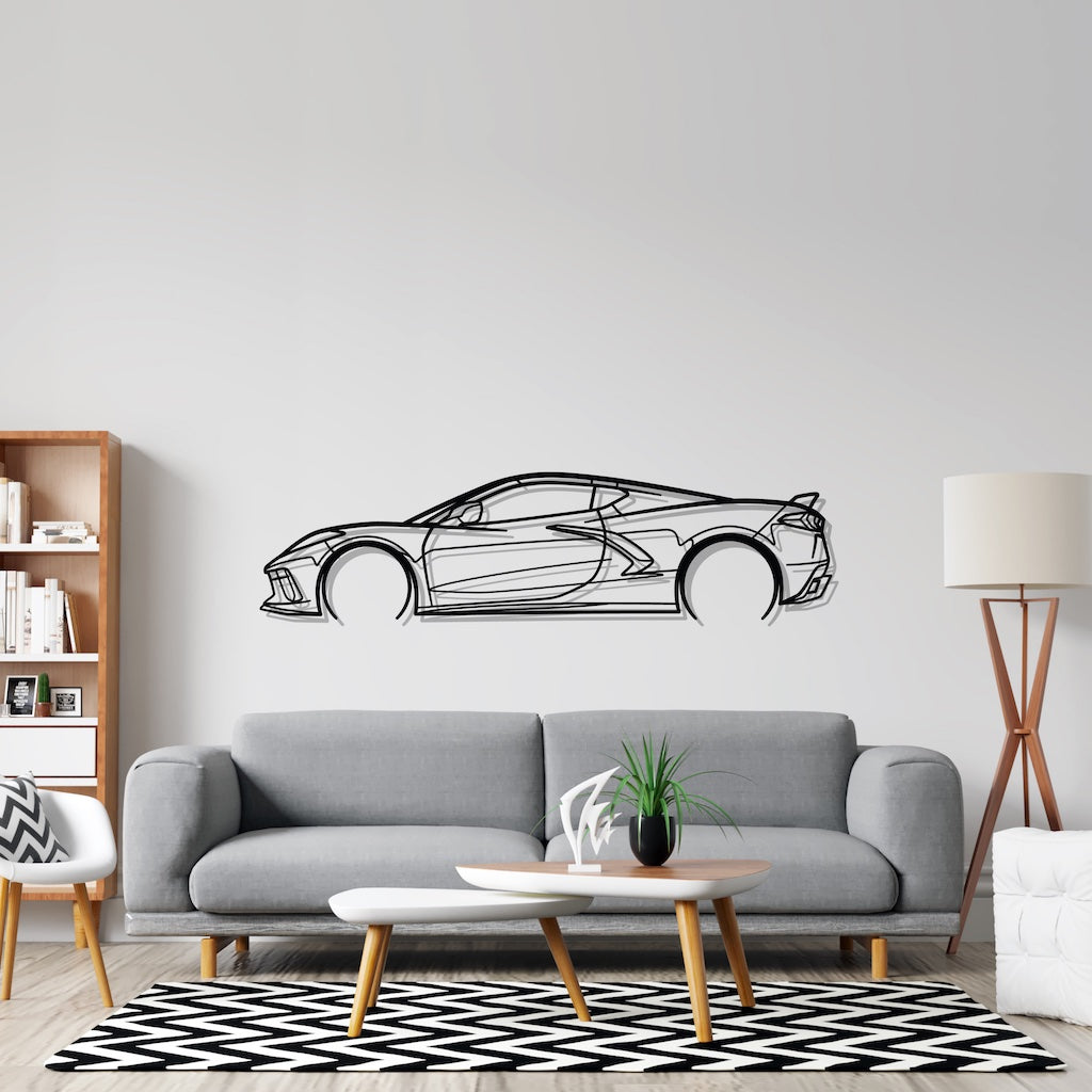 c8 Detailed Silhouette Metal Wall Art