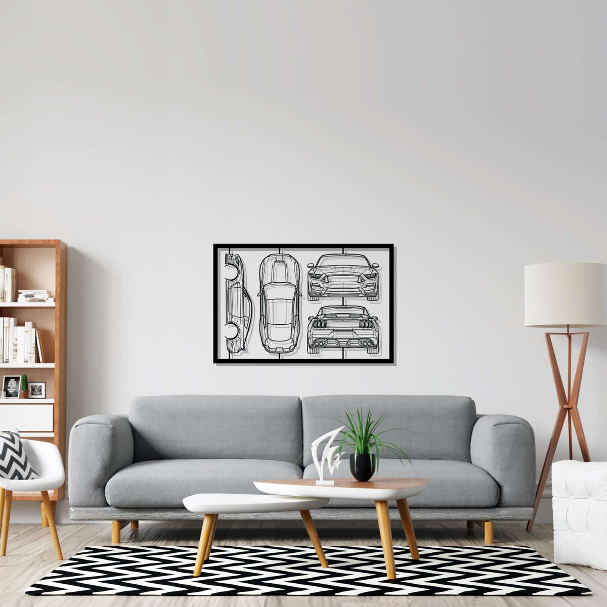 Your Custom Frame Car Metal Wall Art