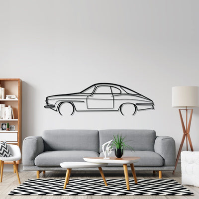 Giulia 1964 Detailed Silhouette Metal Wall Art