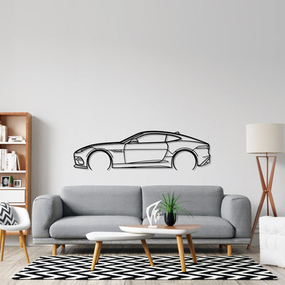 F-Type R Detailed Silhouette Metal Wall Art