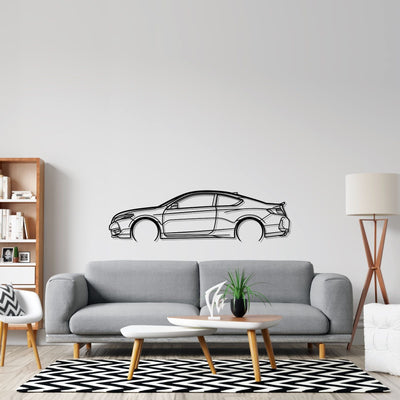 Accord Coupe Detailed Silhouette Metal Wall Art