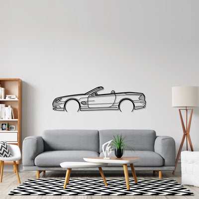 SL55 R230 Detailed Silhouette Metal Wall Art