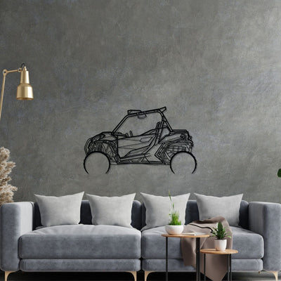 Can Am Maverick 1000R Detailed Silhouette Metal Wall Art