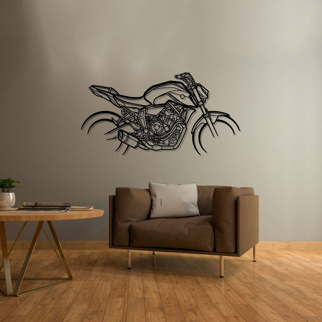 MT07 2021 Silhouette Metal Wall Art – PetrolVibes