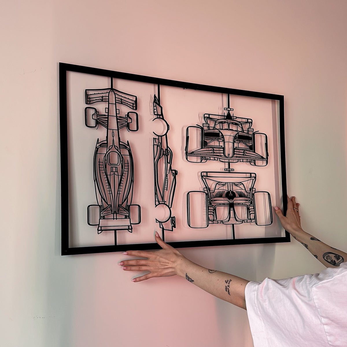 Your Custom Frame Car Metal Wall Art