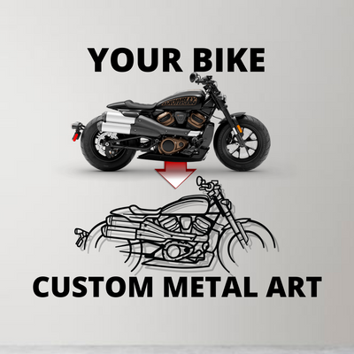 Ninja 250R 2008 Silhouette Metal Wall Art