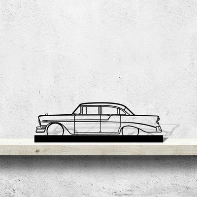 Bel Air 1956 Silhouette Metal Art Stand