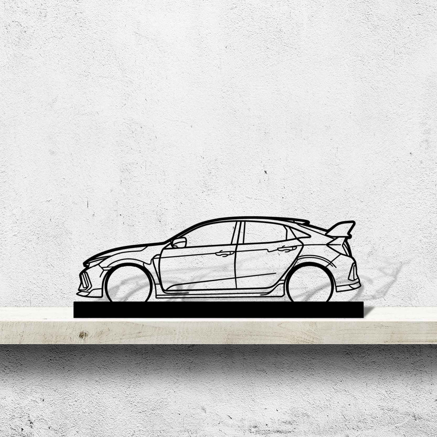 Type R Silohette Civic Type R FK8 Silhouette Metal Art Stand – PetrolVibes
