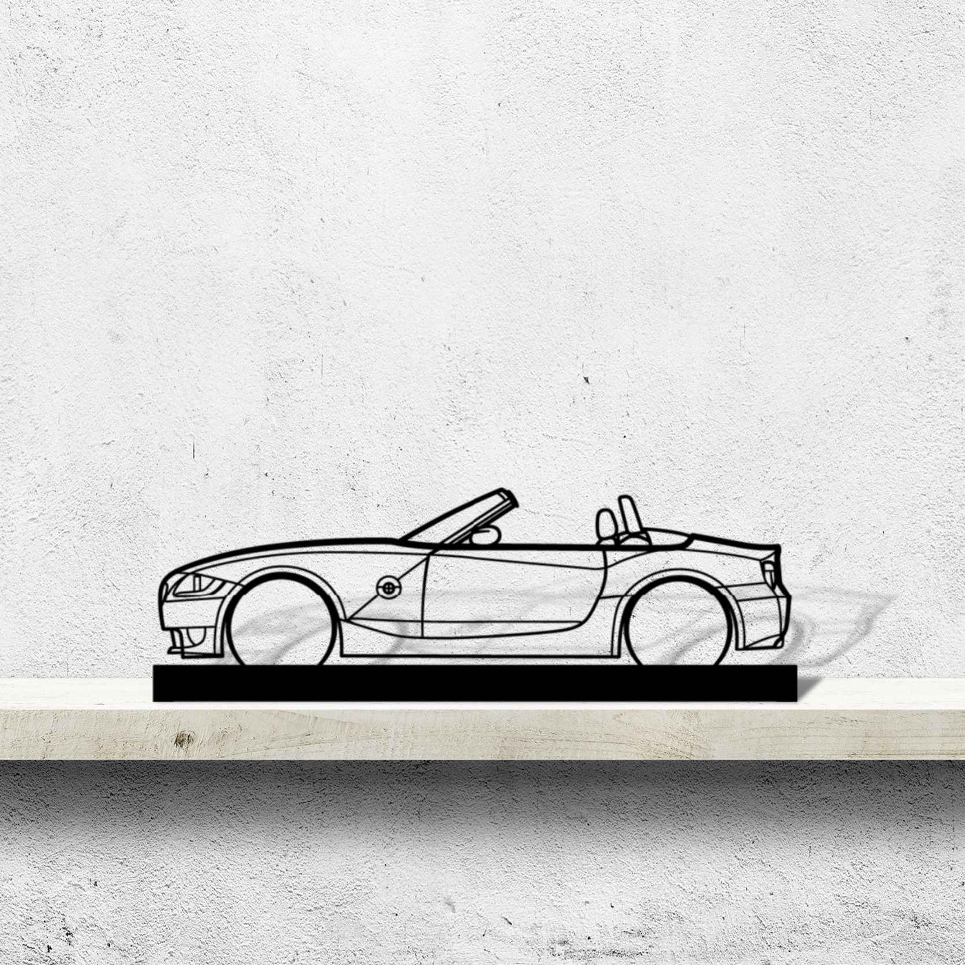 Z4M Roadster e85 Silhouette Metal Art Stand