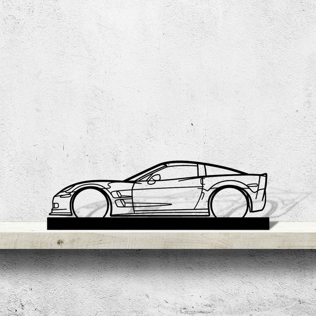 Corvette C6 ZR1 Silhouette Metal Art Stand – PetrolVibes