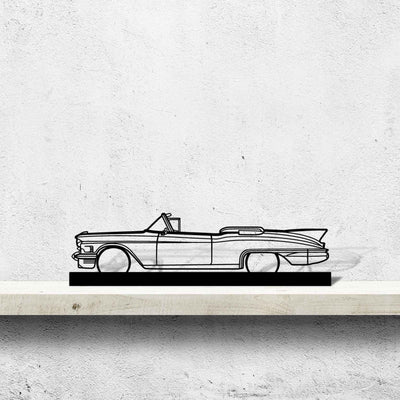 Eldorado Biarritz 1958 convertible Silhouette Metal Art Stand