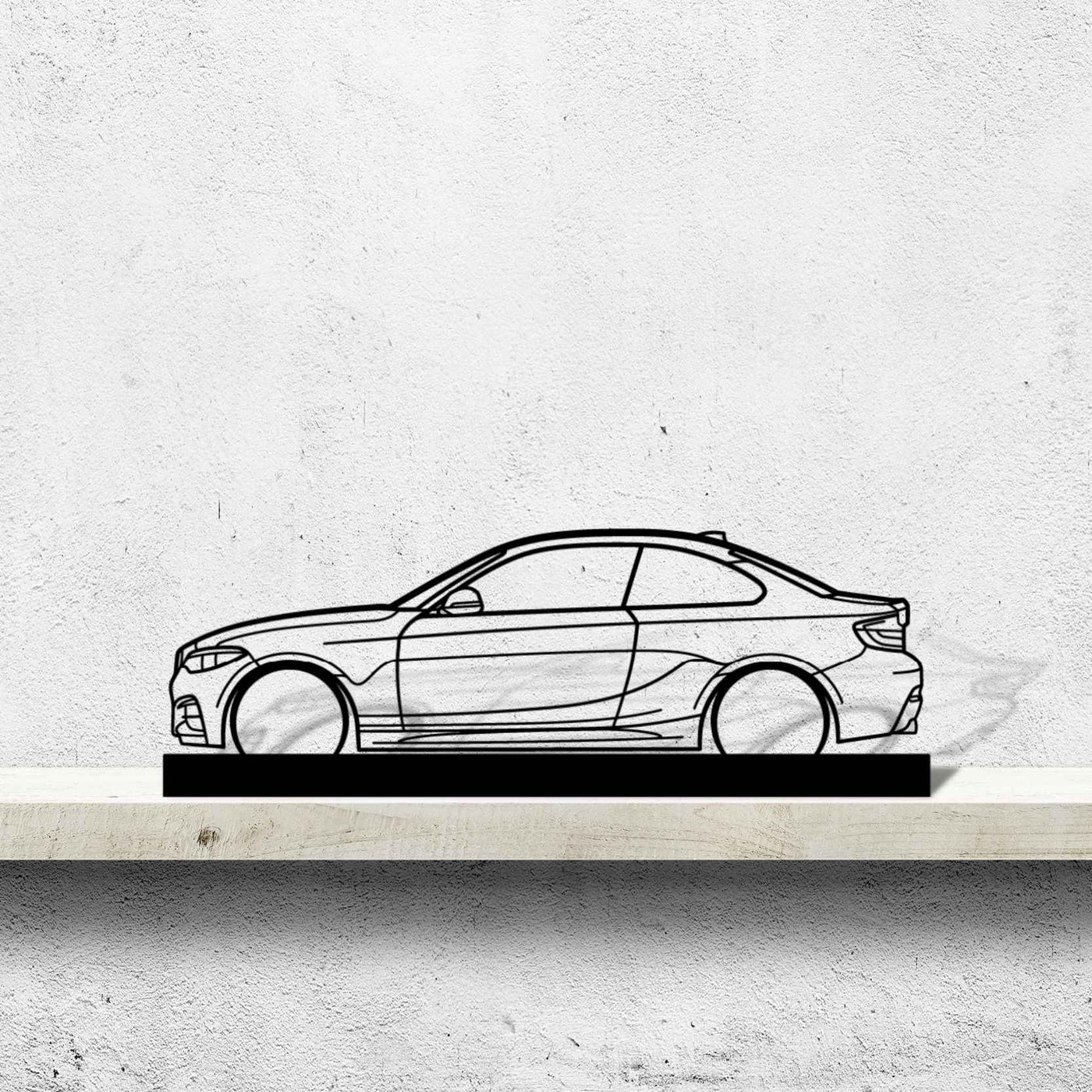 M240i F22 Silhouette Metal Art Stand