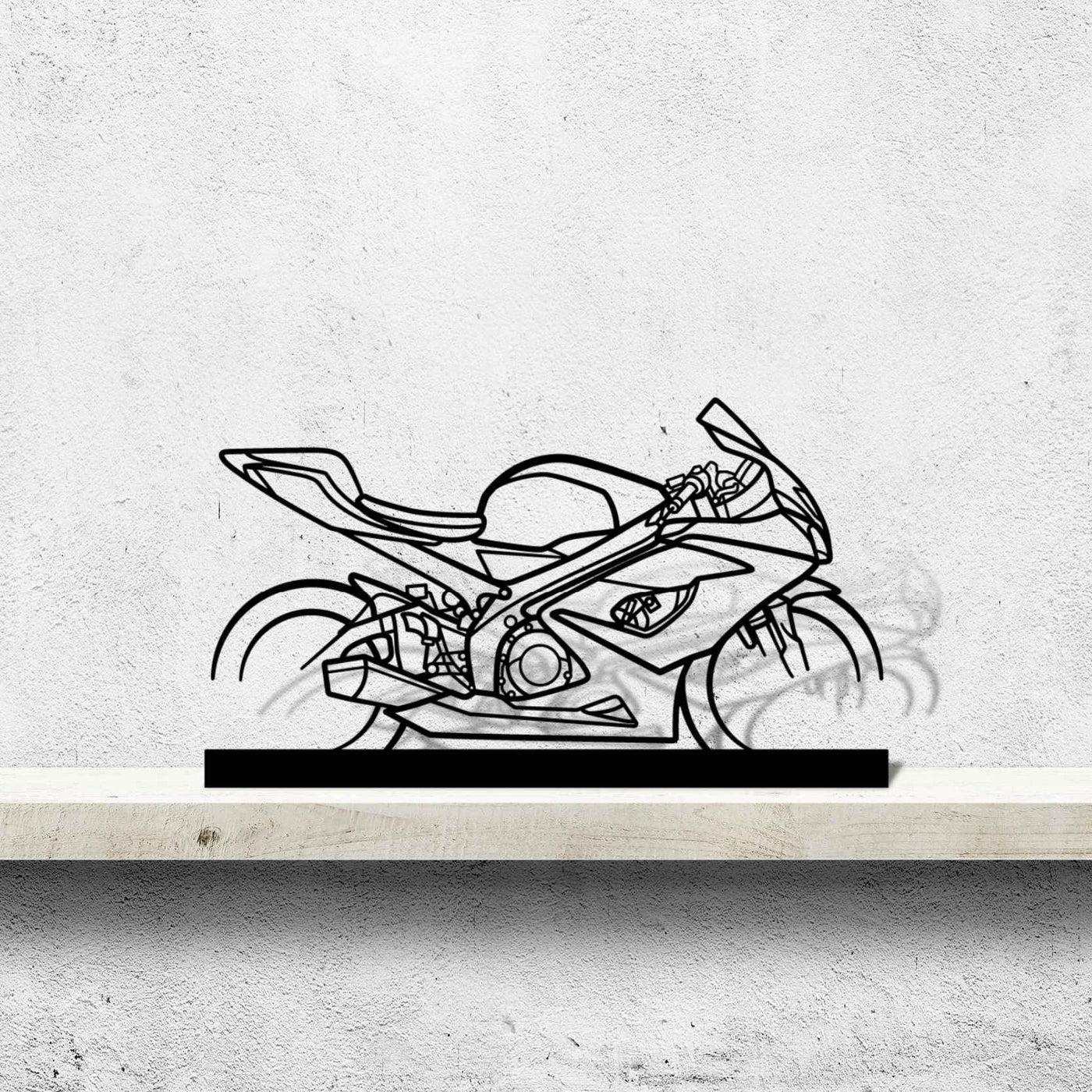 GSX-R 1000 Silhouette Metal Art Stand