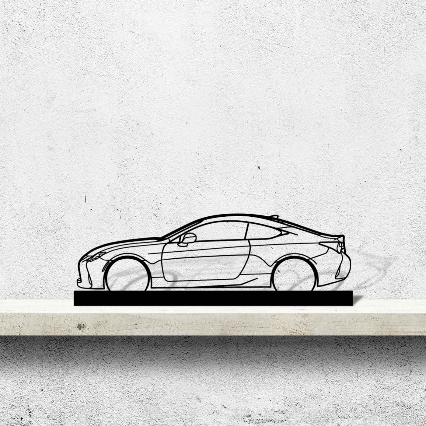 RC 350 F-Sport Silhouette Metal Art Stand