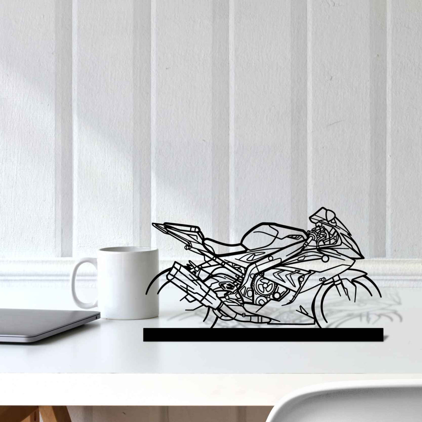 s1000rr Silhouette Metal Art Stand