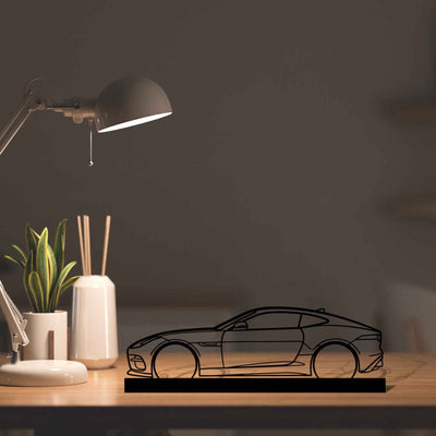 F-Type R Silhouette Metal Art Stand