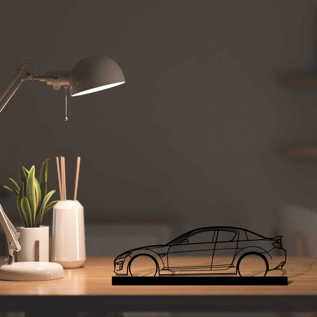 RX8 Silhouette Metal Art Stand – PetrolVibes