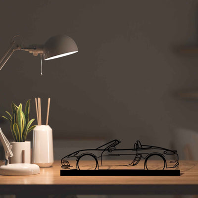 718 Boxster GTS Silhouette Metal Art Stand
